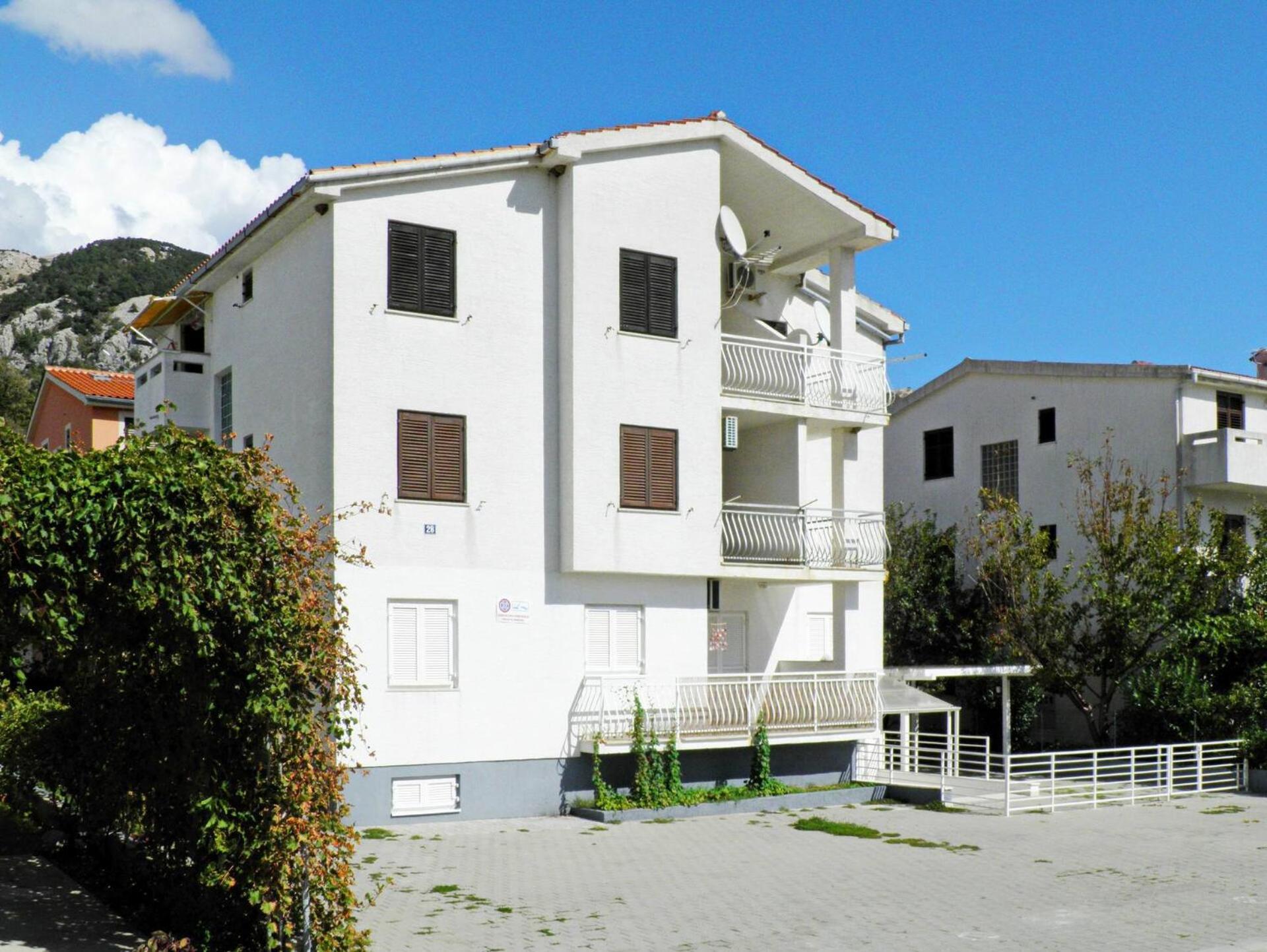Studio Vranic D Baška Esterno foto